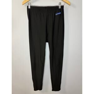 De Marchi Tights Black Base Layer Zip Ankle Stretch Men's L